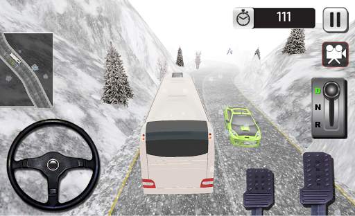 Musim Dingin Tour Bus Simulato screenshot 4