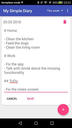 My Simple Diary - Daily Journal screenshot 1