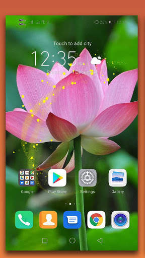 Lotus Live Wallpaper screenshot 1