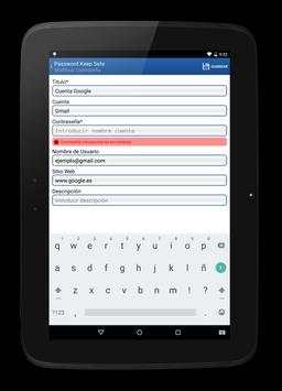 Password Keep Safe screenshot 15