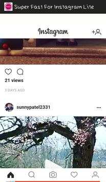 Super Fast For Instagram Lite screenshot 2