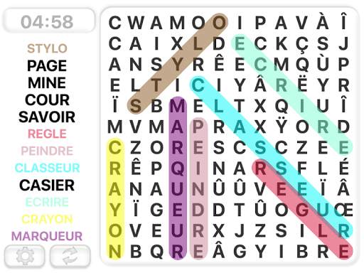 Mots Mêlés. Français screenshot 5