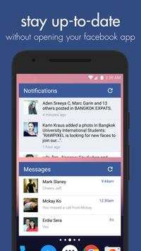 Swipe Widget for Facebook BETA screenshot 2