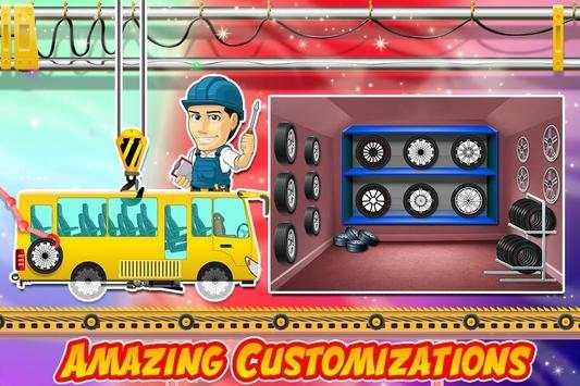 Bus Factory Builder Game screenshot 2