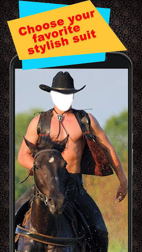 Horse With Man Photo Suit 2 تصوير الشاشة