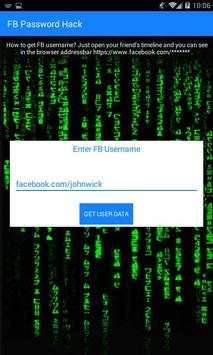 hack password📱- Free Facebook password hack prank screenshot 2