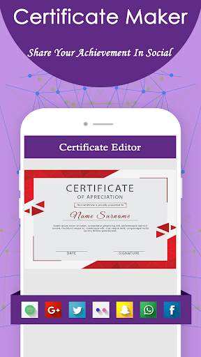 Certificate Maker screenshot 4