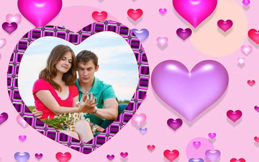 Romantic Love Photo Frames 5 تصوير الشاشة