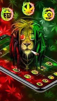 Reggae Weed Lion Theme screenshot 2