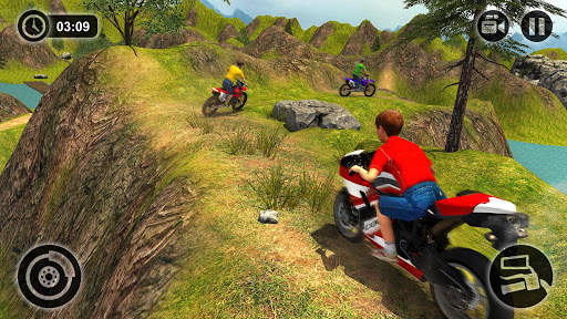 Kids Downhill Mountain Motorbi screenshot 13