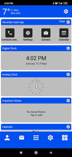 Win 10 metro launcher theme screenshot 1