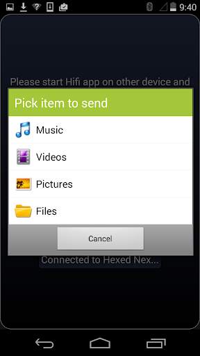 Hifi | WiFi Direct File Share screenshot 3