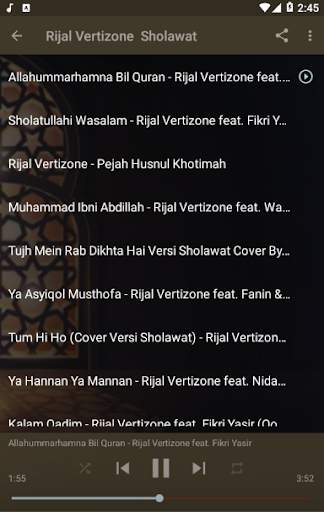 Sholawat Rijal Vertizone Lagu Terbaru Offline screenshot 2