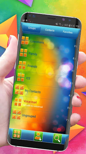 Color Dialer Theme 1 تصوير الشاشة