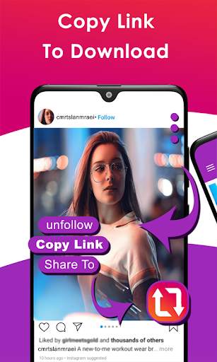 Photo & Video Downloader for Instagram - Re-poster screenshot 1