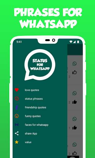 Phrases and States for WhatsApp screenshot 1