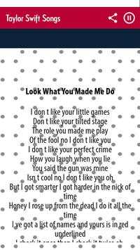 Taylor Swift Songs скриншот 1