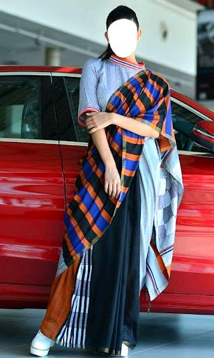 Women Cotton Saree Photo Suit screenshot 10