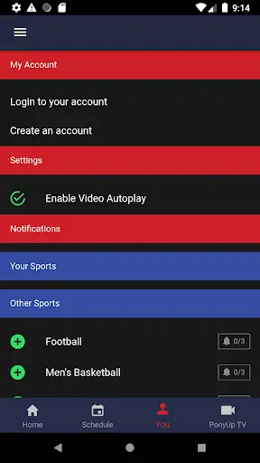 SMU Athletics screenshot 3