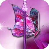 Butterfly Zipper Screen Lock icon