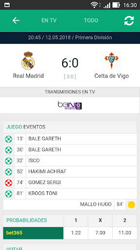Futbol en TV screenshot 2