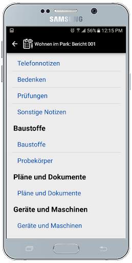 Bauskript Bautagebuch App screenshot 6
