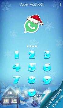 AppLock theme snow sky screen screenshot 1