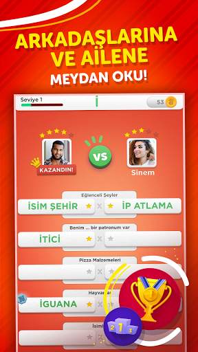 İsim Şehir - Kategori Oyunu screenshot 2