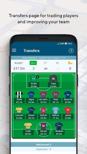 EPL Manager Fantasy Game screenshot 1