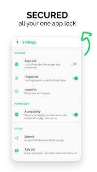 Chat Lock, Private Chat Passcode for WhatsApp screenshot 4