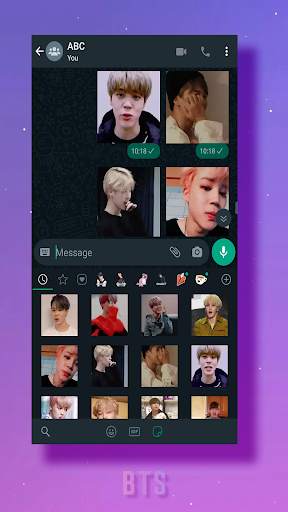 Jimin BTS Animated Stickers WA screenshot 7
