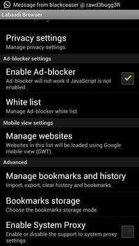 Labaadi Browser: Fast & Secure screenshot 4