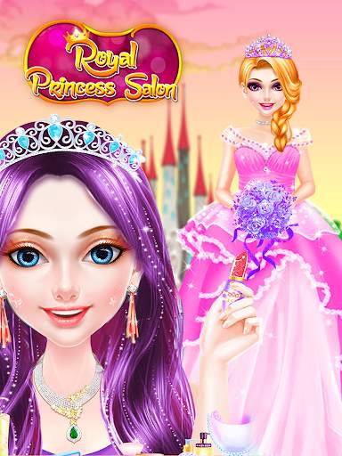 Royal Princess Makeup Salon Dress-up Games screenshot 1