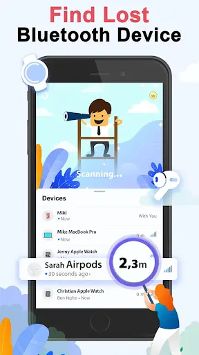 BLE Notification - Find My Headphones, Bt Notifier screenshot 1