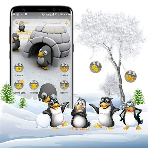 Cute Penguin Launcher Theme 1.3