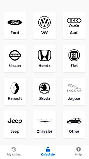 Radio Code ALL Generator - Ford VW Renault Honda screenshot 1