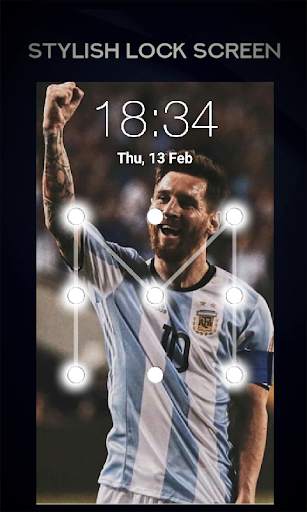 Messi Lock Screen Barcelona 5 تصوير الشاشة