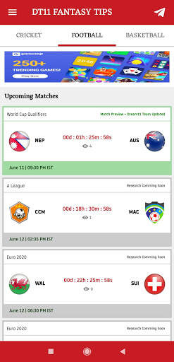 DT11 Prediction - Dream Playing11 Team and Tips screenshot 4