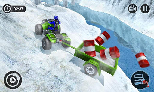 Offroad Quad Bike Cargo Delivery: ATV Rider Sim screenshot 3