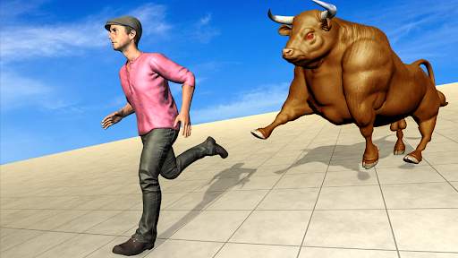Angry Wild Bull Racing Game screenshot 7