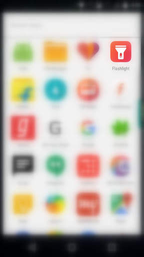 Flashlight (no UI) screenshot 1