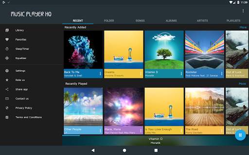 Music Player 7 تصوير الشاشة