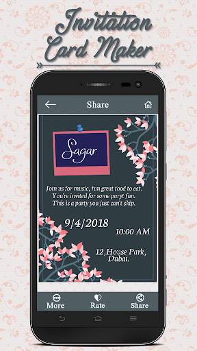 Invitation Card Maker screenshot 1