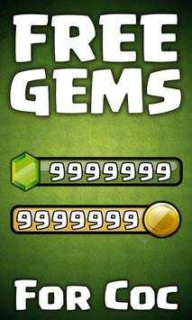 Gems for Clash of clans screenshot 1