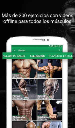 Fitvate - Entrenamiento en Gym screenshot 9