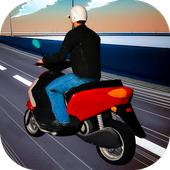 3D scooter Racing أيقونة