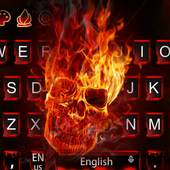 Fire Skull Keyboard 10001002