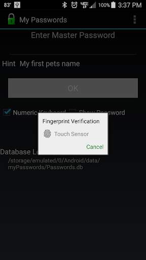 My Passwords screenshot 2