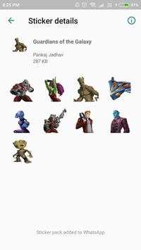 Avengers WA Stickers screenshot 4