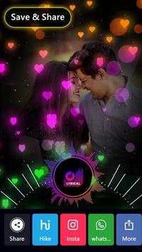 Lyrical Particle Video Status Maker 5 تصوير الشاشة
